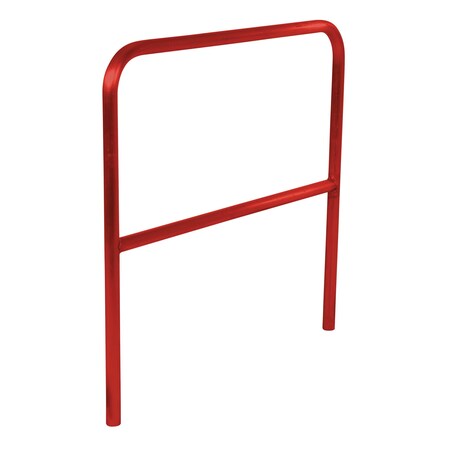 Vestil Aluminum Pipe Safety Railing 48 In. Length Red ADKR-4-RD
