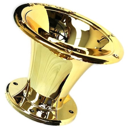 Deejay Led Gold Bolt-on Horn Flare with 2-in Throat for 2-in Compatible High Frequency Drivers TBH2INHORNGOLD