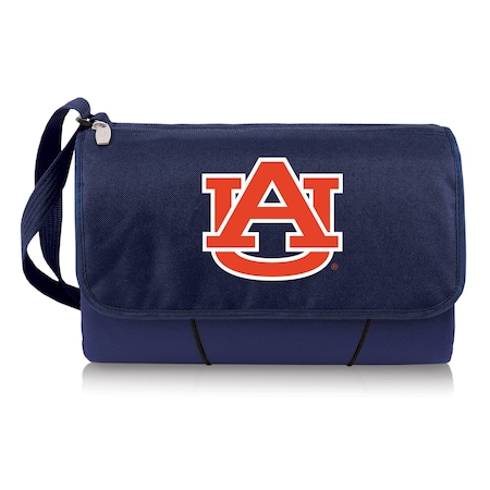 Picnic Time Family Of Brands NCAA Auburn Tigers Blanket Tote Outdoor Picnic Blanket - Beach Blanket 820-00-138-044-0