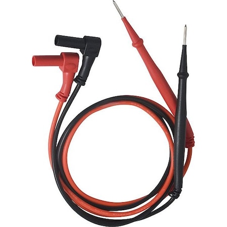Fieldpiece TestLeads, Black/Red, 600V, Silicone, 3ft ASLS2