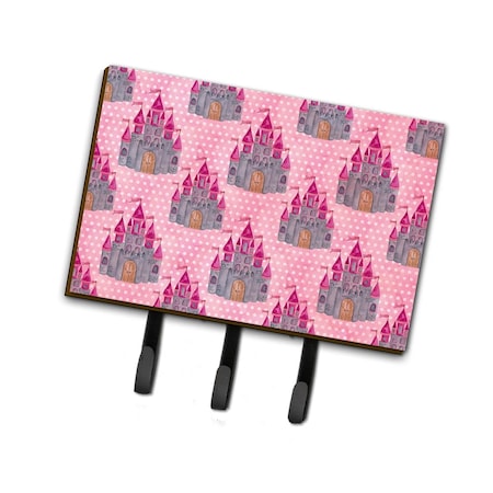 Carolines Treasures Watercolor Princess Castle Leash or Key Holder, 6 x 2 x 9 in. BB7549TH68