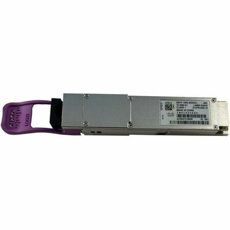 Cisco 100GBASE QSFP TRANSCEIVER, BD 20KM DOWNSTREAM LC SIMPLEX SMF QSFP-100G-B20D4-I