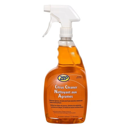 Zep All Purpose Cleaner, Trigger Spray Bottle, 1 qt, Citrus, 12 PK 045501