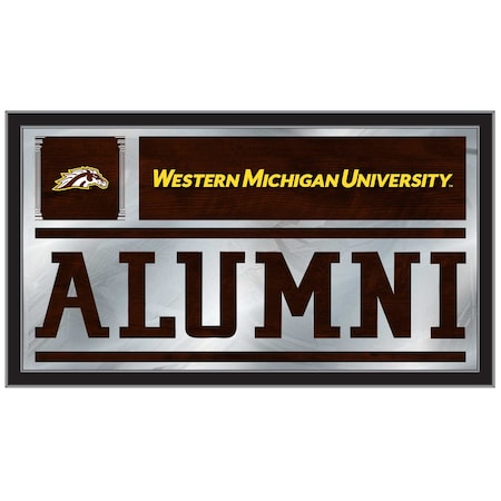 Holland Bar Stool Co Western Michigan 26" x 15" Alumni Mirror MAlumWestMI