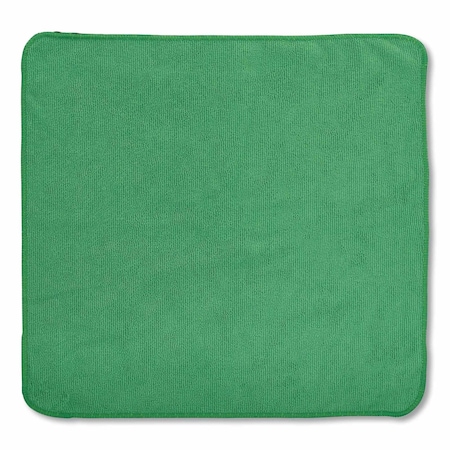 Rubbermaid Commercial Microfiber Cleaning Cloths, 16 x 16, Green, PK24 1820582