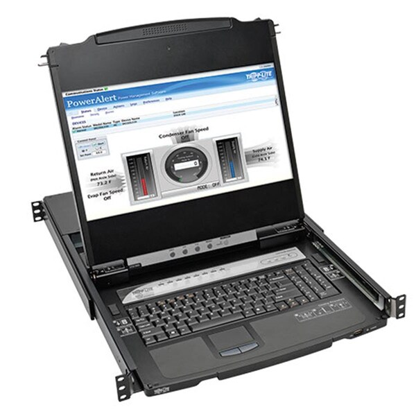 Doomsday Netdirector 8-Port 1U Rackmount Console HDMI KVM Switch with 17 in. LCD DO3769212 - main