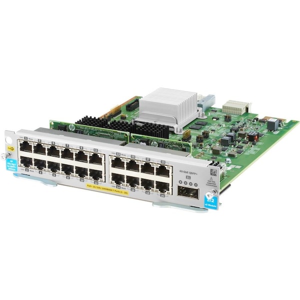 Hpe Hp 20P Poe+/1P 40Gbe Qsfp+ V3 Zl2 Mod J9992A - main