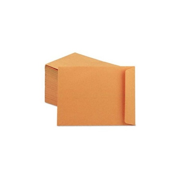 Universal One Gummed Catalog Envelopes, Gummed, 9"W x 12"H, Kraft, 250/Pack 41105 - main