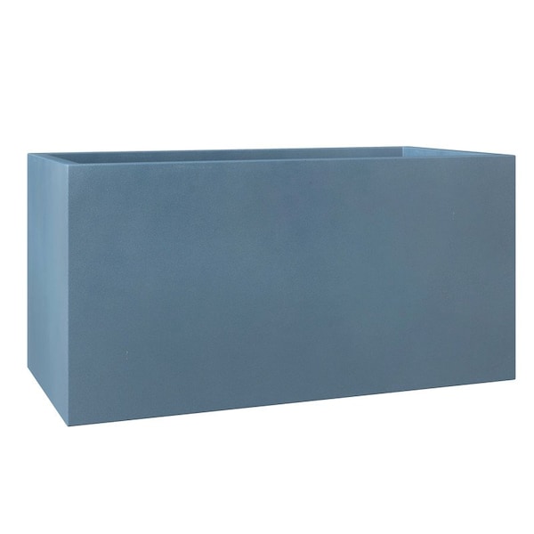 Leisuremod Basalt Tall Square Fiberstone & MgO Clay Planter, Weather-Resistant, Fully Assembled BP9AC - main
