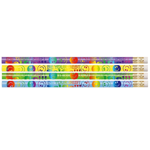 Musgrave Pencil Co Be Your Best Selfie Motivational Pencils, 144PK MUS2567D - main