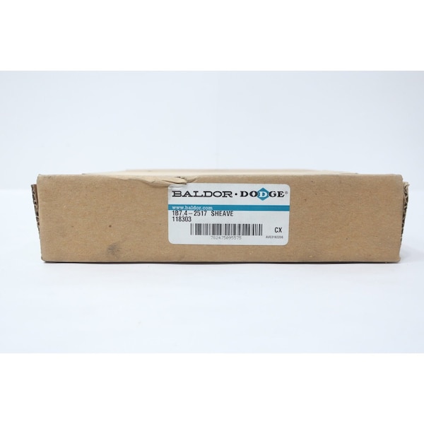 Dodge Industrial V-BELT SHEAVE 118303 1B7.4-2517 - main