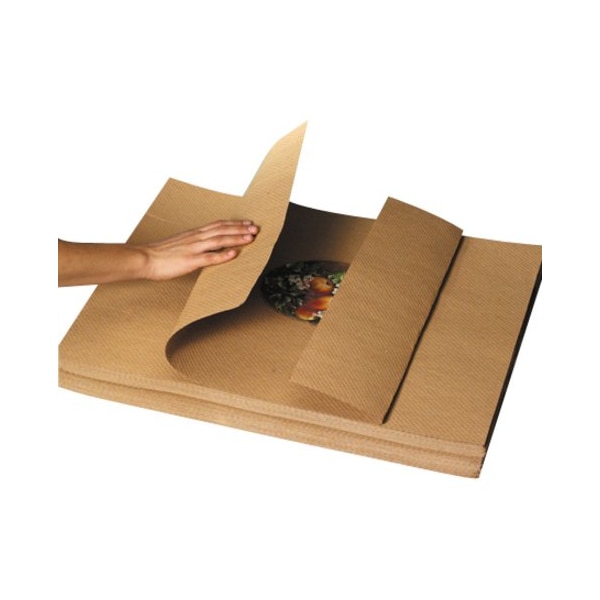 Partners Brand Indented Kraft Paper Sheet, 18" x 24", Kraft, PK415 IKP1824 - main