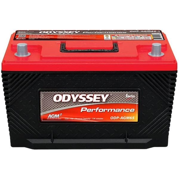 Ilc Replacement Powersports Battery, 12V, 65Ah ODYSSEY ODP-AGM65 - main
