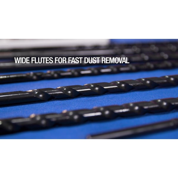 Drill America 1 In. X 6 In. Carbide Tipped Masonry Drill Bit DAM6X1 - The Home Depot - View #11