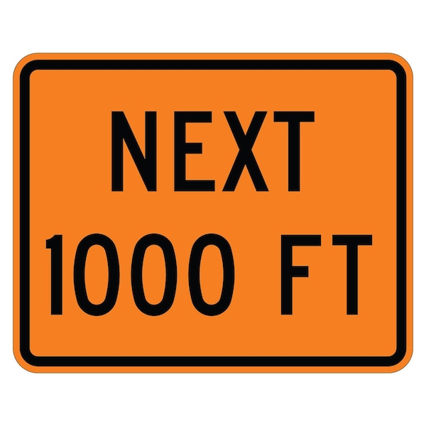 Sign Solutions Usa Traffic Sign, 30 in Width, Aluminum Sign, Horizontal Rectangle DUS10DFO3024W16-4P10 - main