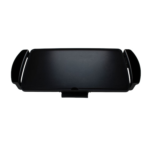 Brentwood Industries 9x18 Inch Nonstick Electric Griddle in Black with Drip Pan TS-819 - main
