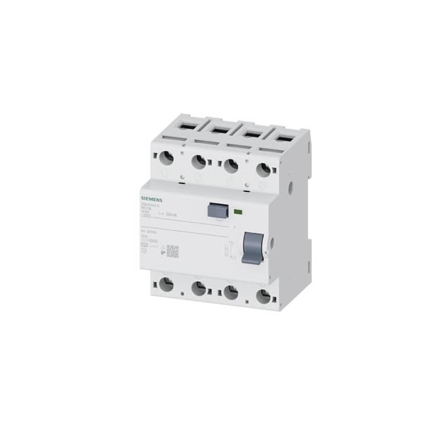 Siemens residual current operated circuit breaker 4-pole 5SV4345-0 - main