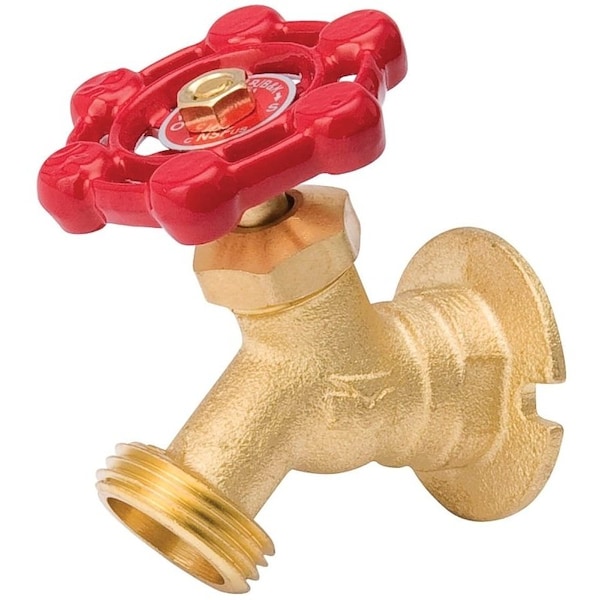 B & K Sillcock Valve, 3/4 x 3/4 in Connection, FPT x Male Hose, 125 psi Pressure, Brass Body 108-004HN - main