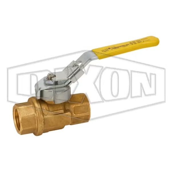 Dixon FBLV Imported Ball Valve, 1/2 in Nominal, FNPT End Style, Brass Body, PTFE Seat/Seal/Thrust Washer S FBVL50 - main