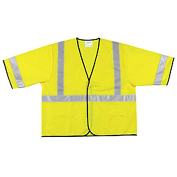 Keen Class III Polyester Fluorescent Lime Safety Vest KE859179 - main