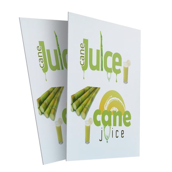 Signmission Sugar Cane Juice, Plastic Signs Only 24 Inch x 36 Inch, Corrugated Plastic, 2PK CSB-2436-2PACK-Sugar Cane Juice - main