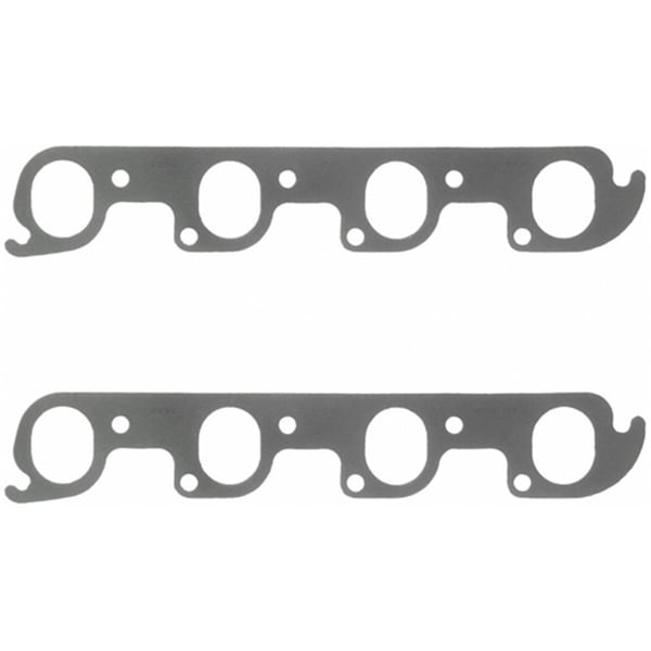 Fel-Pro 1430 1.560 x 1.980 in. Exhaust Manifold Gasket for Ford 19701979 351C400 with 2 Bbl Head FEL1430 - main