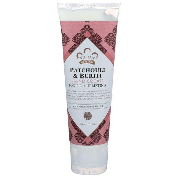 Nubian Heritage Patchouli and Buriti Hand Cream, 4 Ounce, 3PK 764302122258 - main
