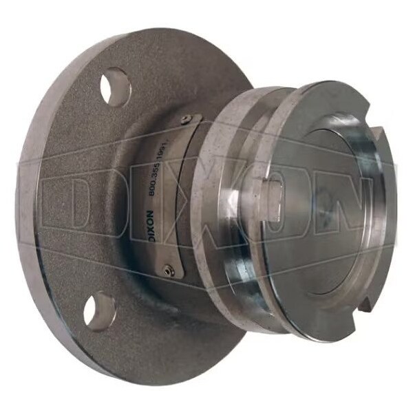Dixon Mann-Tek by Mann Tek Dry Disconnect Adapter Tank Unit with FKM FPM Seals, Aluminum, Domestic DDA100ALFL - main