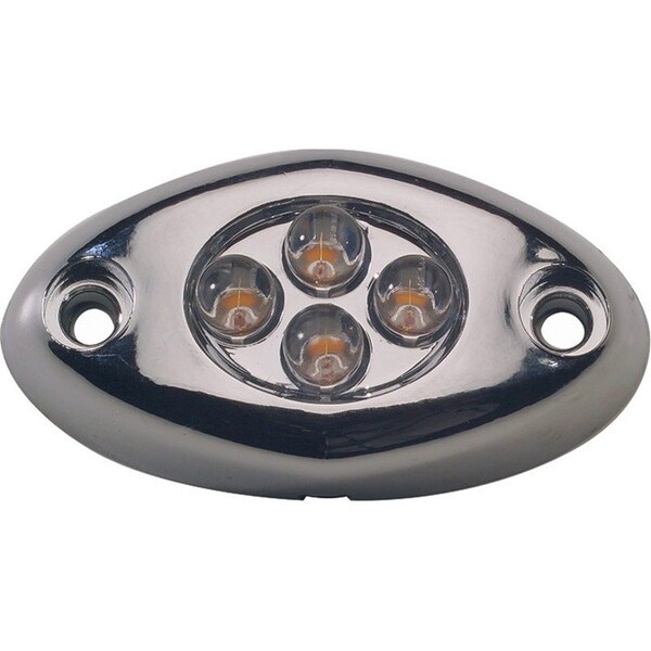 Innovative Lighting 004-5200-7 Surface Mount 4-LED Courtesy Light - White, Chrome Case 004-5200-7 - main