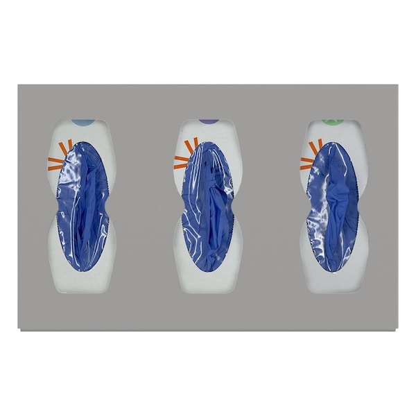 Origin Dispensing Solutions Glove Dispenser-Triple-Divided-ABS-Beige GL31X02BG - main