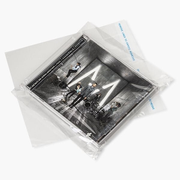 Nashville Wraps Clear Tape Resealable Cello Bags, 6.5x6.5 in, 1000PK CBA66B - main