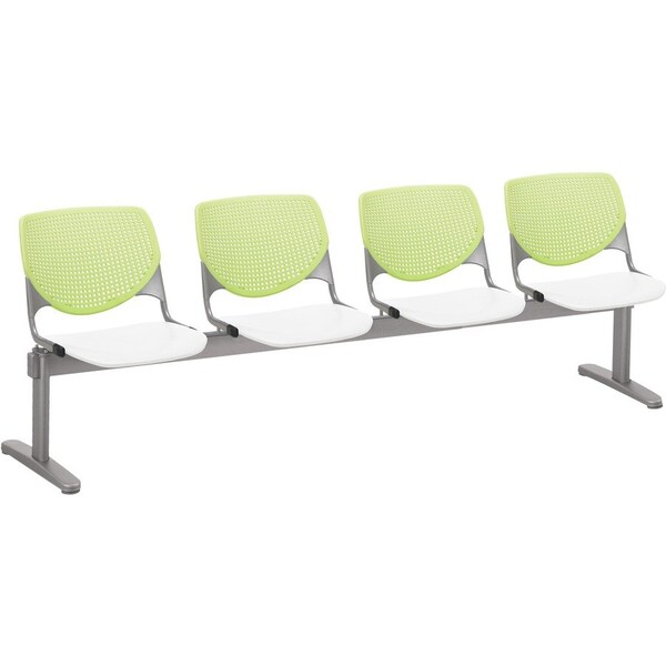 Kfi Kool Beam Seat Beam Seating, 95 in W 22" L 31" H, Polypropylene Seat 2300BEAM4-BP14-SP08 - main