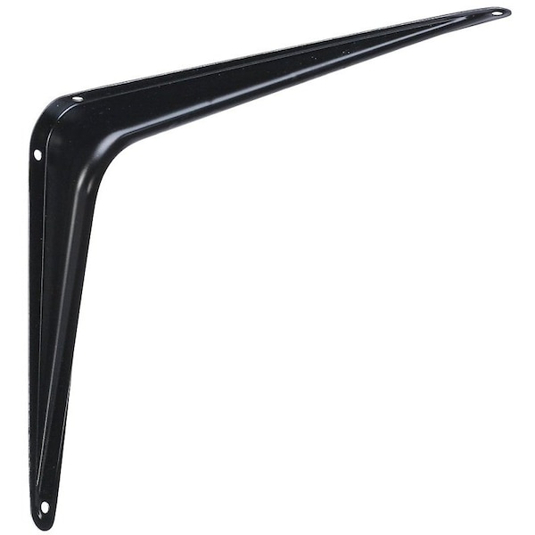 National Hardware 211BC Series Shelf Bracket, 100 lb, 8 in L, Steel, Black N218-941 - main