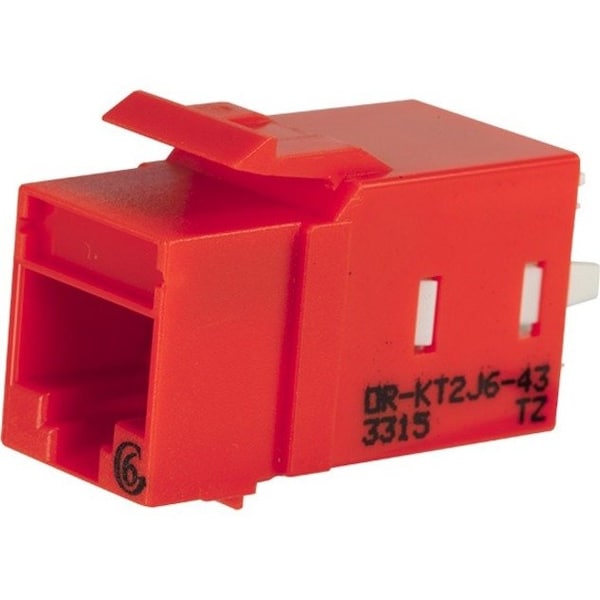 Ortronics 1 PORT KEYSTONE JACK CAT 6 KT2J6-43 - main