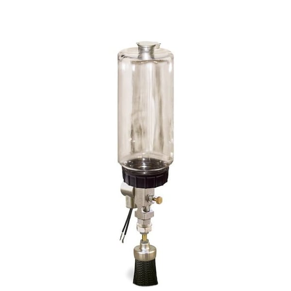 Oil-Rite Electro Chain Lubricator with 1 1/2 Round Nylon Brush and Polycarbonate Reservoir - 1 qt B1743-032B1NR41206W - main