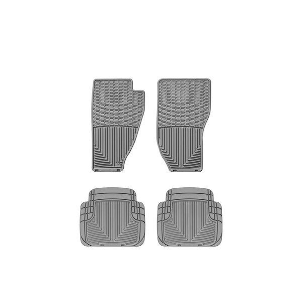 Weathertech Grey, Front and Rear All Weather Floor Mats W10GR-W50GR - main