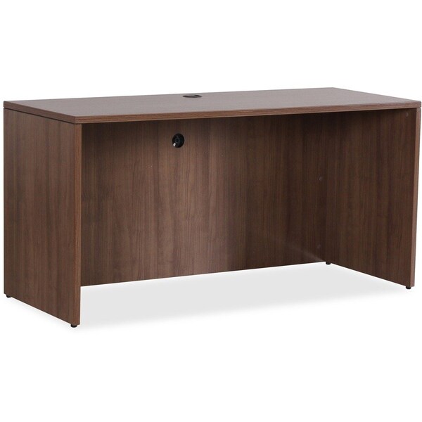 Lorell Credenza Shell - 59" x 29.5" x 29.5" - Walnut - Essentials Series 69971 - main