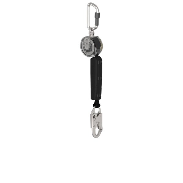 Msa Safety V-TEC Self Retracting Lifeline, Carabiner, Aluminum, 1 Leg(s), 400 lb Weight Capacity VTOHW-031-DB-A - main