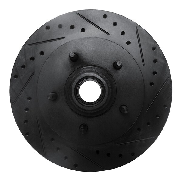 Dynamic Friction Co DFC Brake Rotor - Drilled and Slotted - Black 633-54153R - main