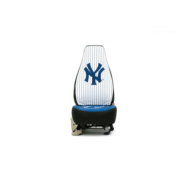 Coverking UNIVERSAL SEAT COVER ULTI-SUEDE WITH NEW YORK YANKEES LOGO HE2UHW - main