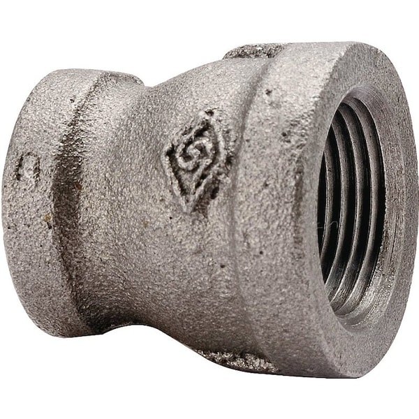 Prosource 24 Series 3/4X1/2B Reducing Pipe Coupling, 3/4 x 1/2 in, FIP, Steel, SCH 40 Schedule, 300 psi Pressure 24-3/4X1/2B - main