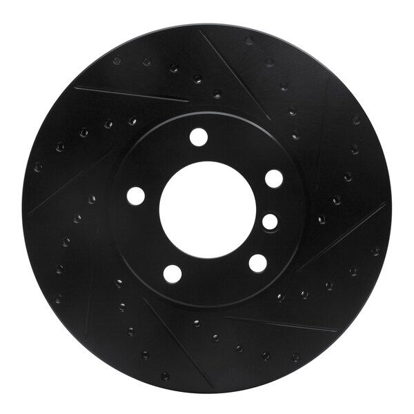 Dynamic Friction Co DFC Brake Rotor - Drilled and Slotted - Black 633-31051R - main
