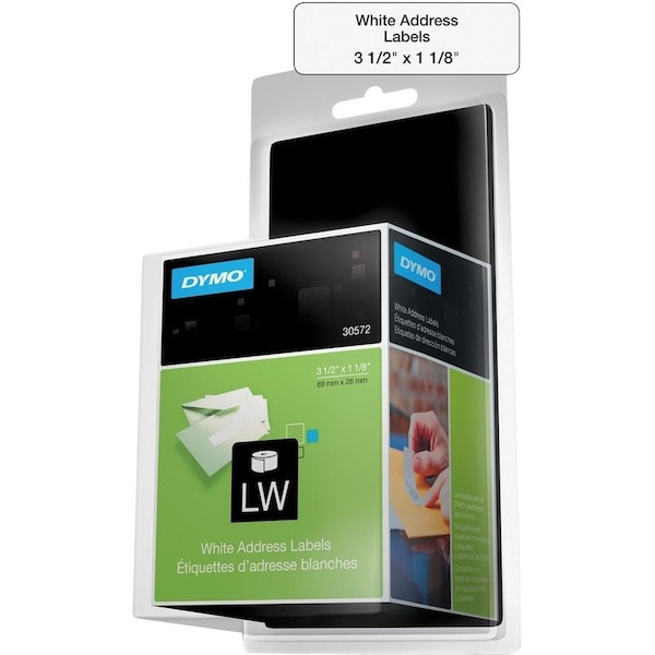 Dymo Labels, Addr, Lw, Hicap, We, 520 Pk DYM30572 - main