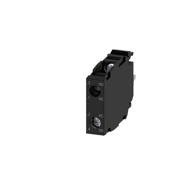 Siemens Contact module with 2 contact elements, 1 NO+1 NC, gold-plated 3SU1400-1AA10-1QA0-ZY19 - main