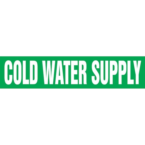 Accuform ASME ANSI PIPE MARKER COLD WATER RPK223STC - main