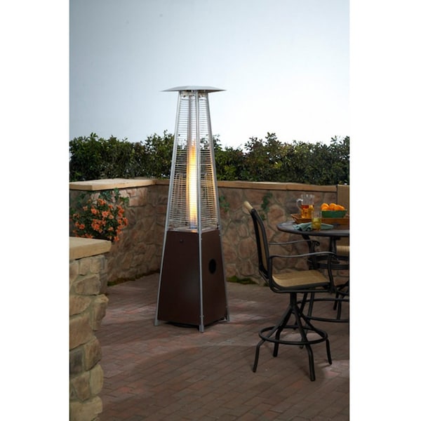 Hiland Quartz Glass Tube Patio Heater, 40000 BTU, Propane, Bronze HLDS01-GTHG - main