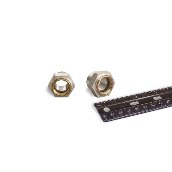 Oil-Rite Gasketed Window Sight Straight Thread - Straight, 3/4in.-16, 15/16in., 125 PSI, Buna-N, 9/16in. B2394-13 - main