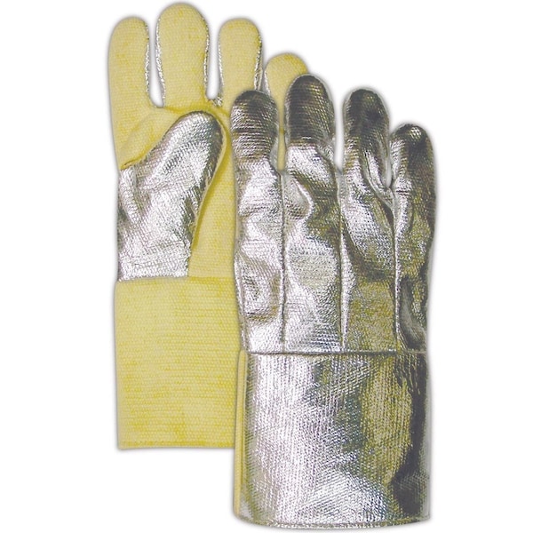 Steel Grip Gloves Grip Arl Th 210-14 F Thermonol Heat Gloves W/Aluminized Rayon Back, Lg, PR ARL TH 210-14 F - main