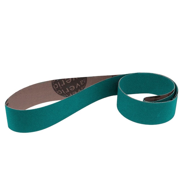 Combat Abrasives 3in x 168in Zirconia Metalworking Sanding Belts, 4PK XCB3X168ZIRC - main