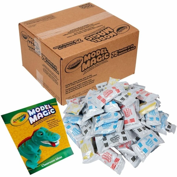 Crayola Modeling Material Primary Colors Classpack, 1 oz, PK75 2360-02 - main